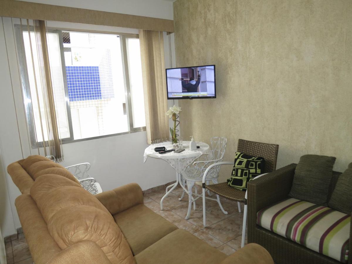 Apto Canto Do Forte - Praia Grande - Local Privilegiado - 100 Metros Da Praia - Internet Inclusa Dış mekan fotoğraf